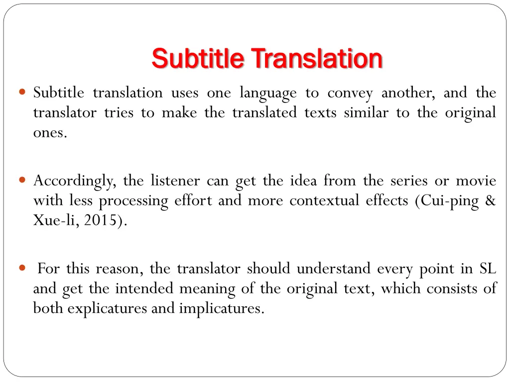 subtitle translation subtitle translation