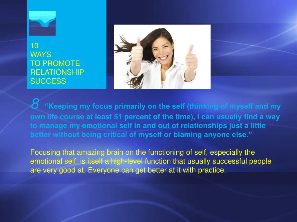 10 ways to promote relationship success 7