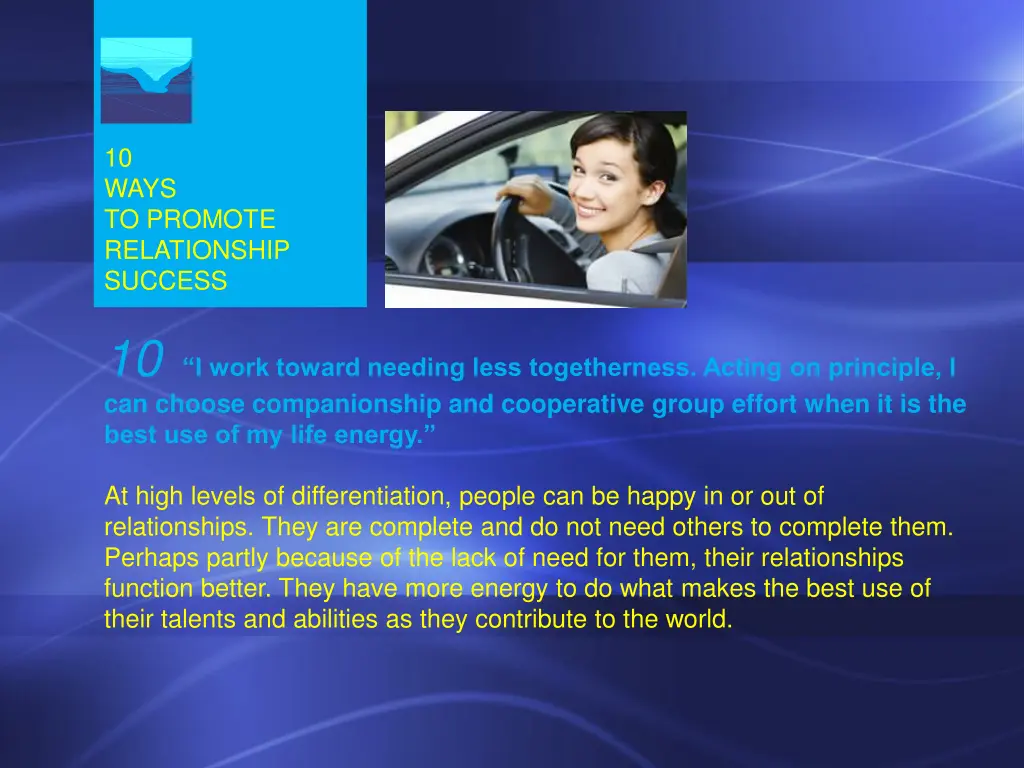 10 ways to promote relationship success 9
