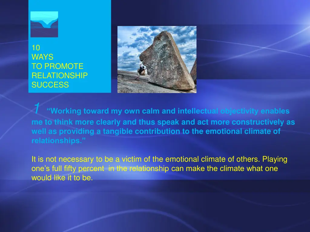 10 ways to promote relationship success