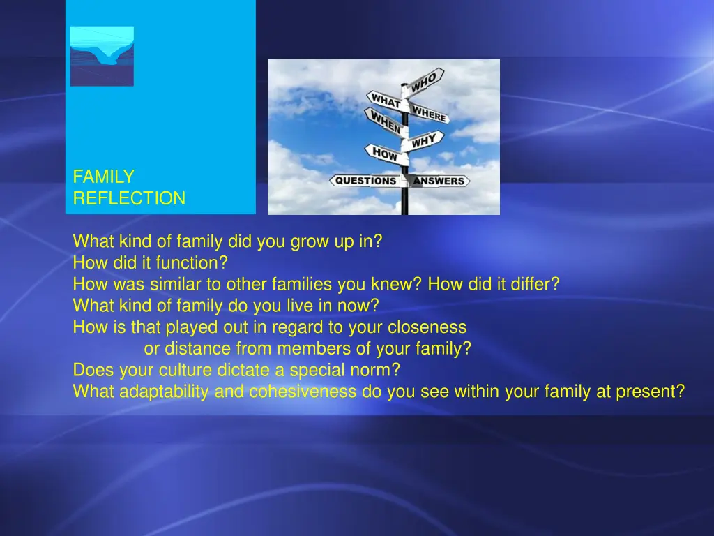 family reflection