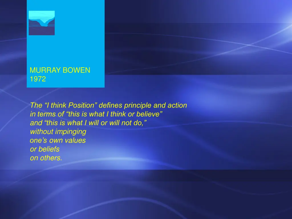 murray bowen 1972