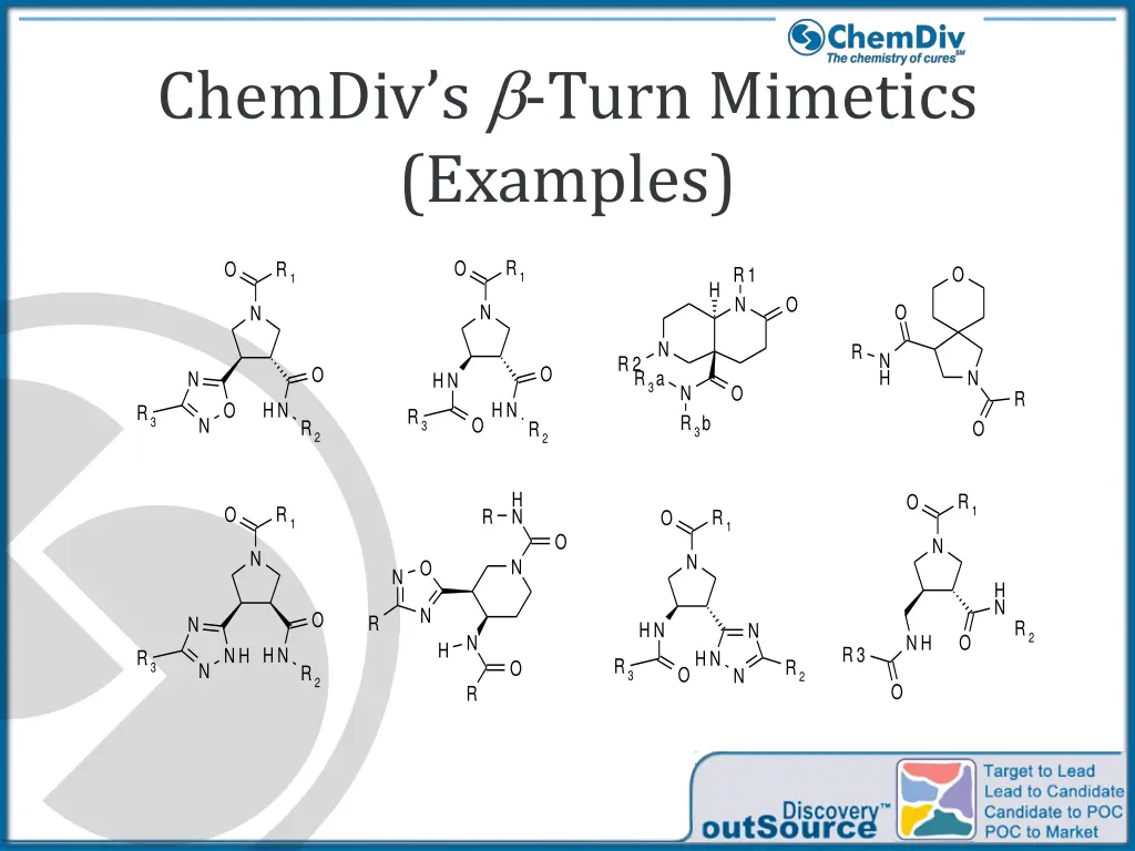 chemdiv s turn mimetics examples