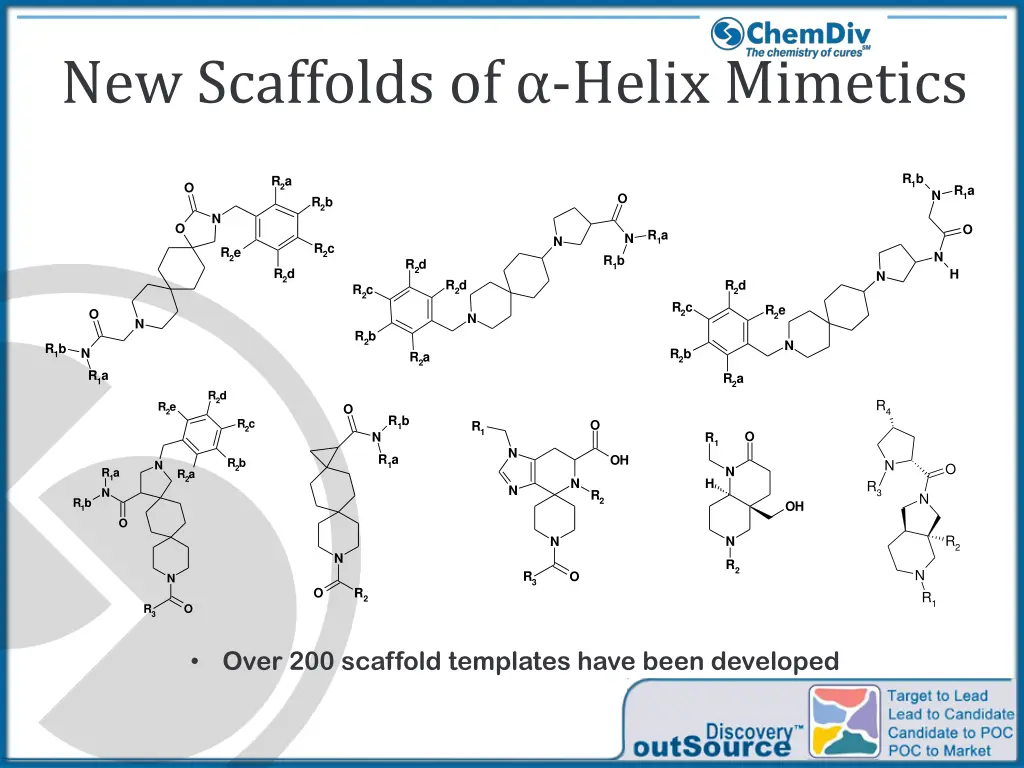 new scaffolds of helix mimetics