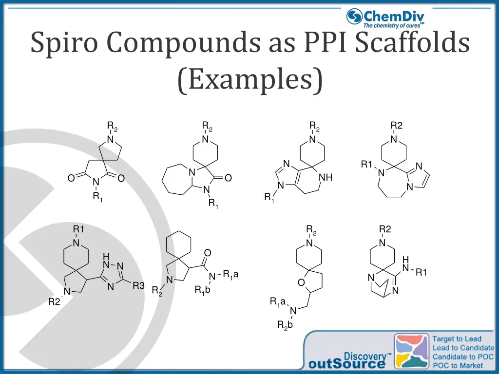 spiro compounds as ppi scaffolds examples