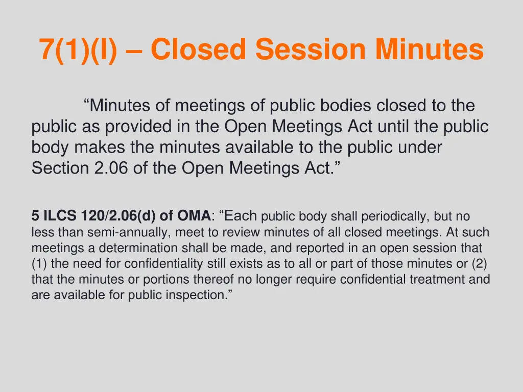 7 1 l closed session minutes
