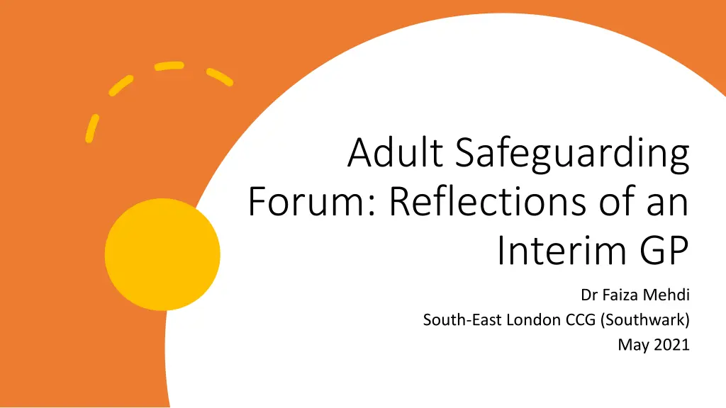 adult safeguarding forum reflections of an