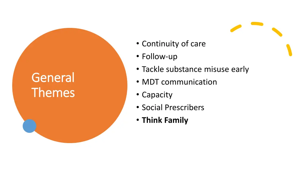 continuity of care follow up tackle substance