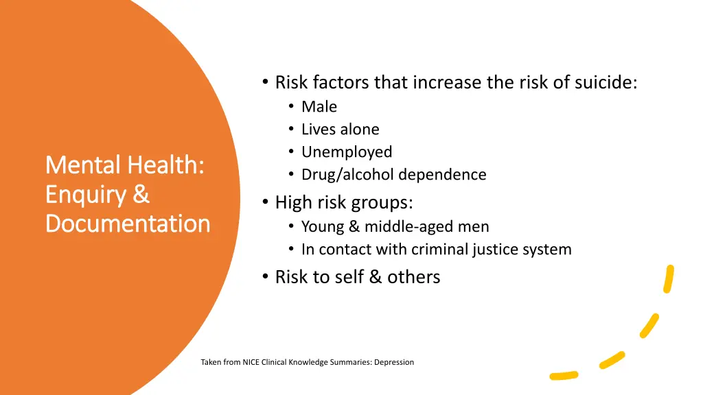 risk factors that increase the risk of suicide