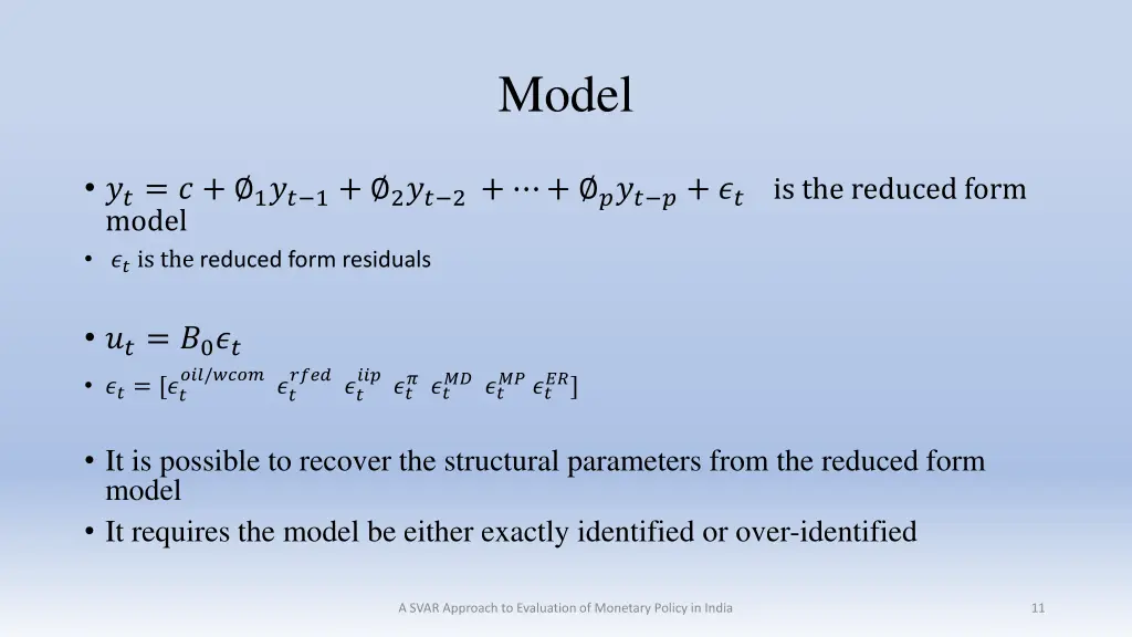 model 1