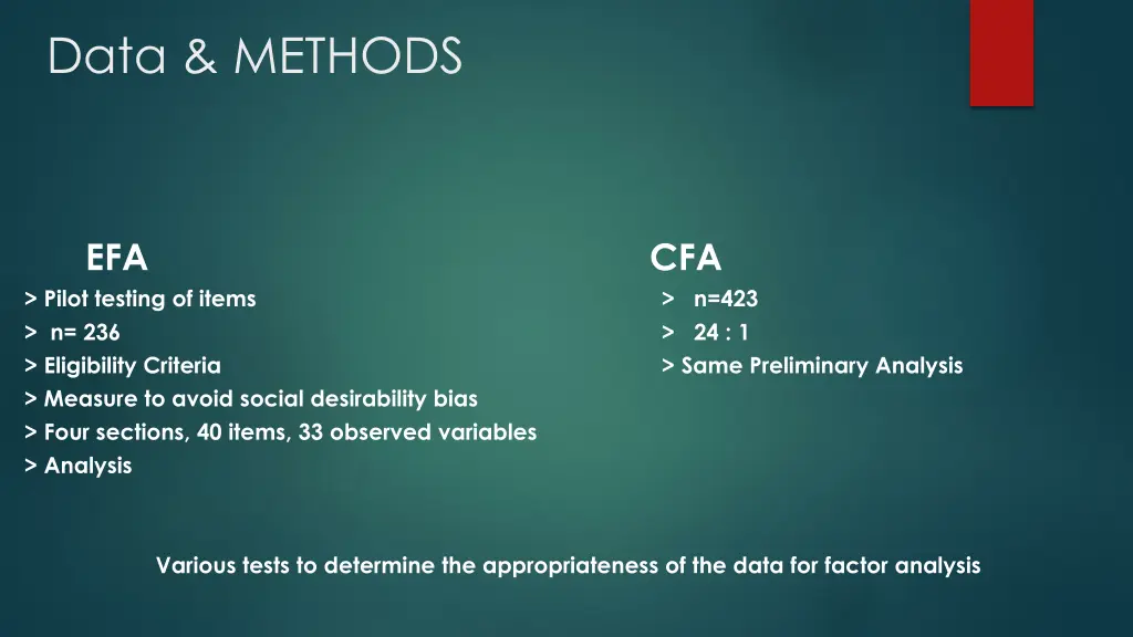 data methods