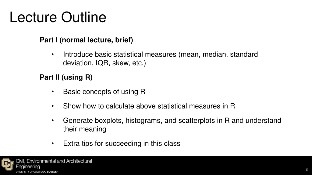 lecture outline