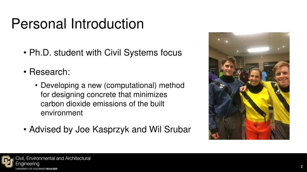 personal introduction