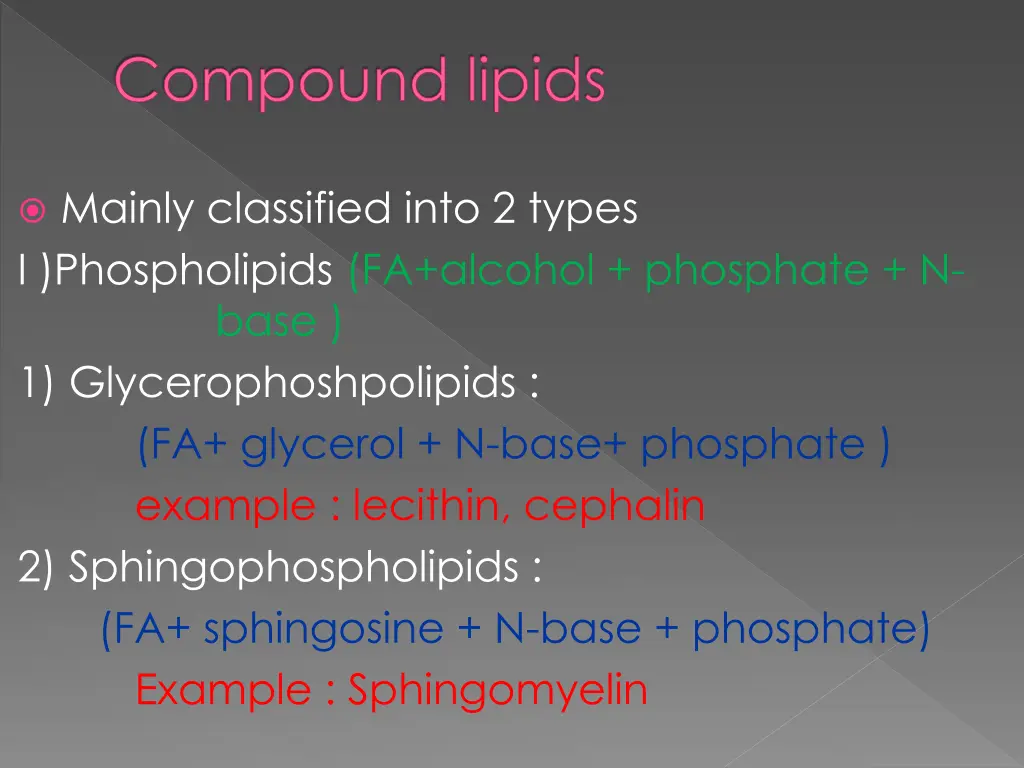 compound lipids