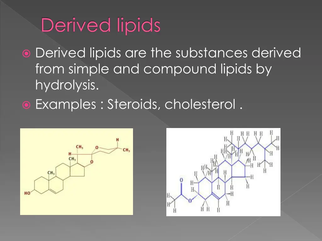 derived lipids