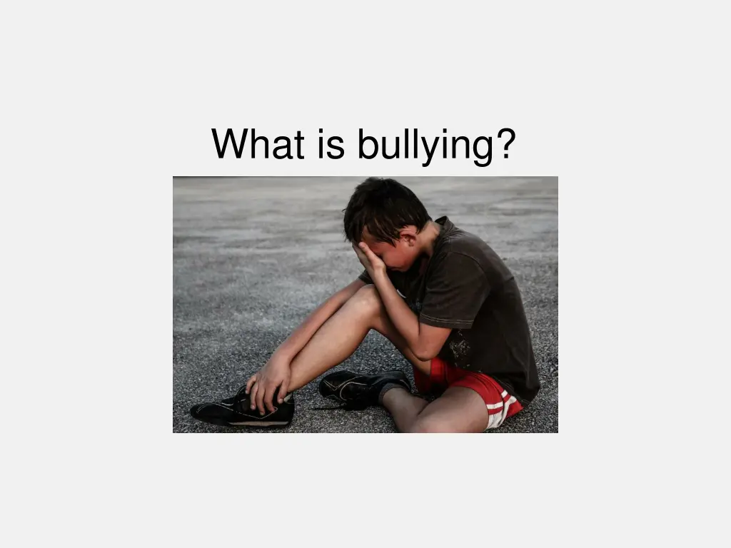 what is bullying