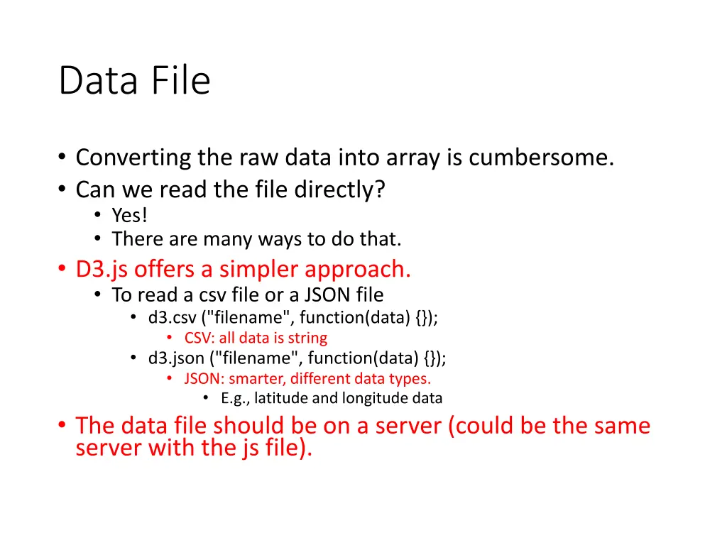 data file