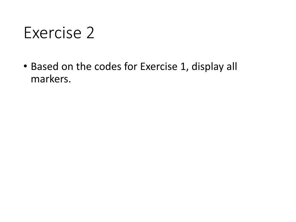 exercise 2