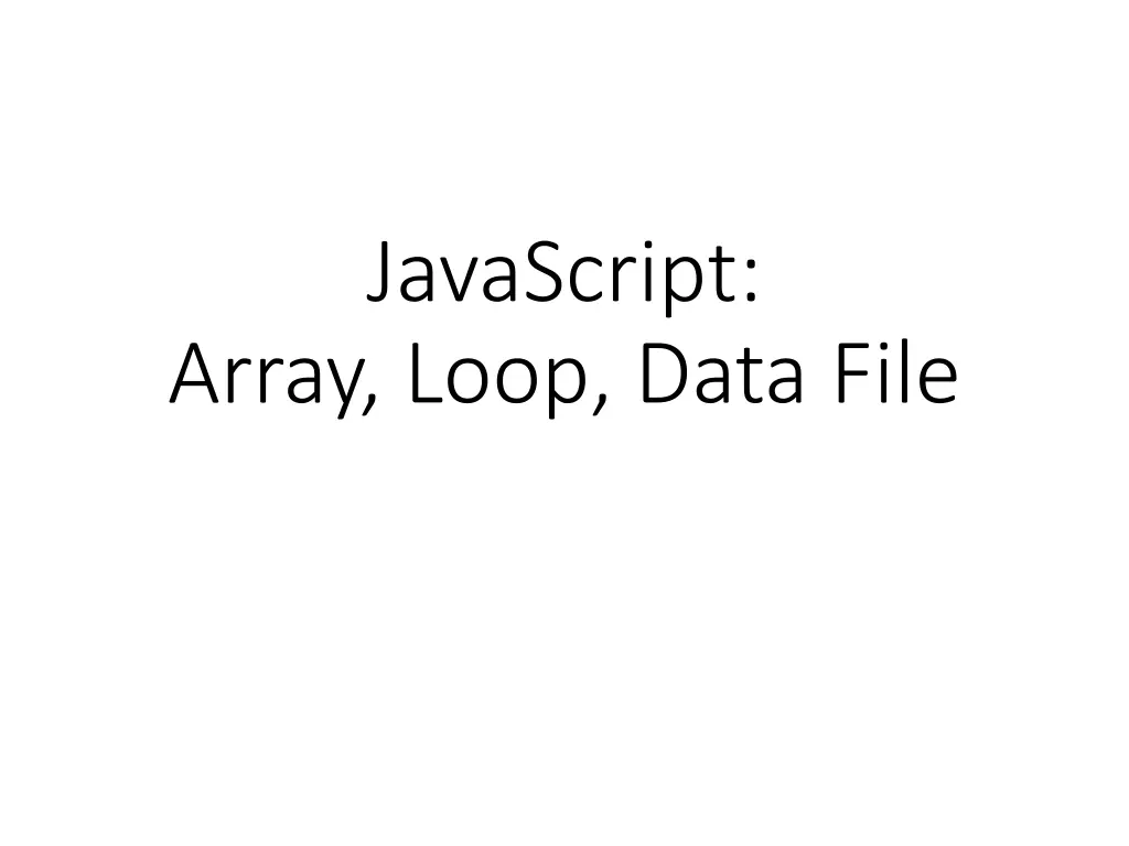 javascript