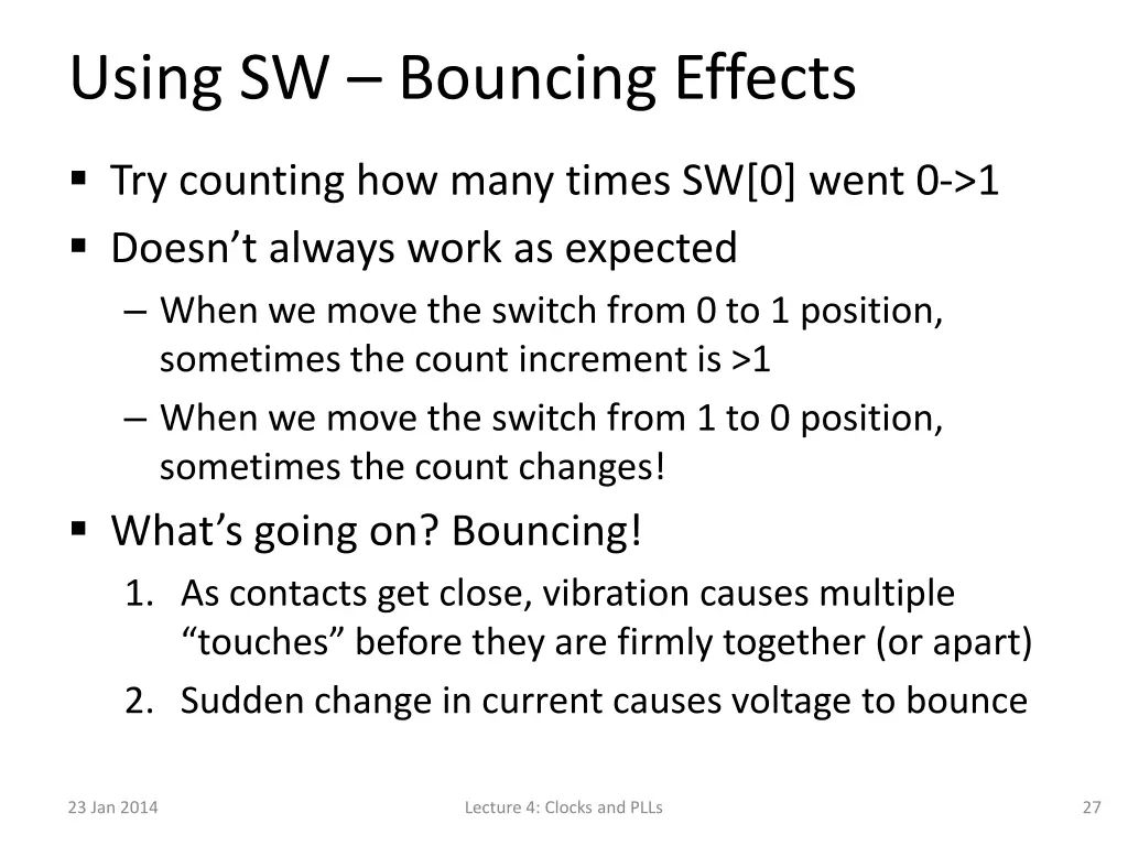 using sw bouncing effects 1