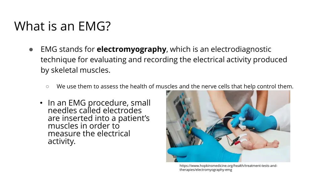 what is an emg
