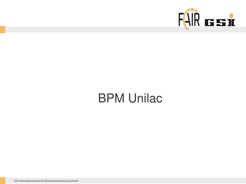 bpm unilac