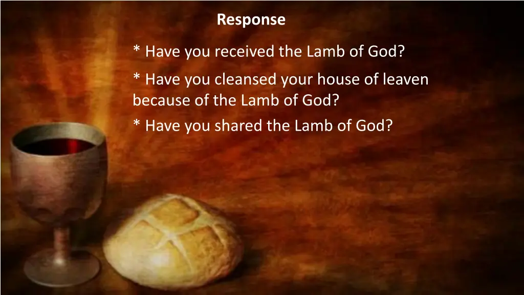 response