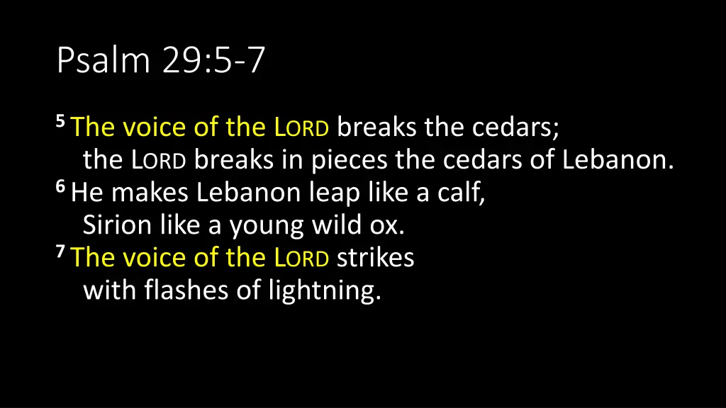 psalm 29 5 7