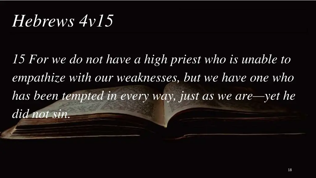 hebrews 4v15