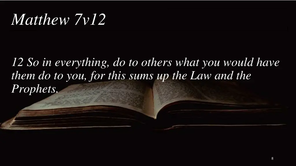 matthew 7v12