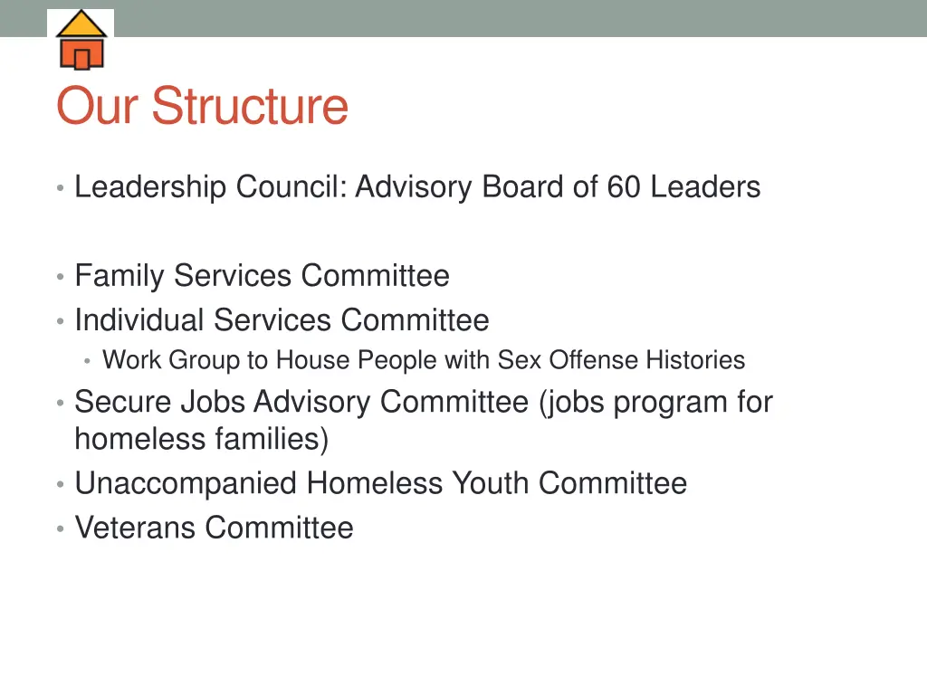 our structure
