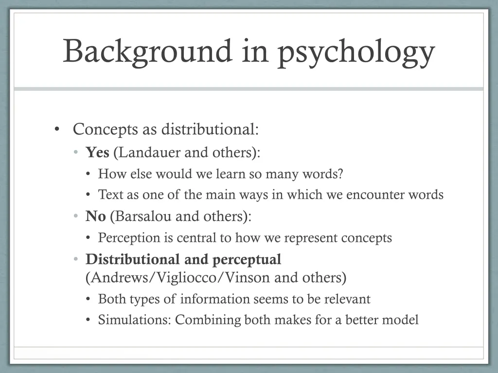 background in psychology 4