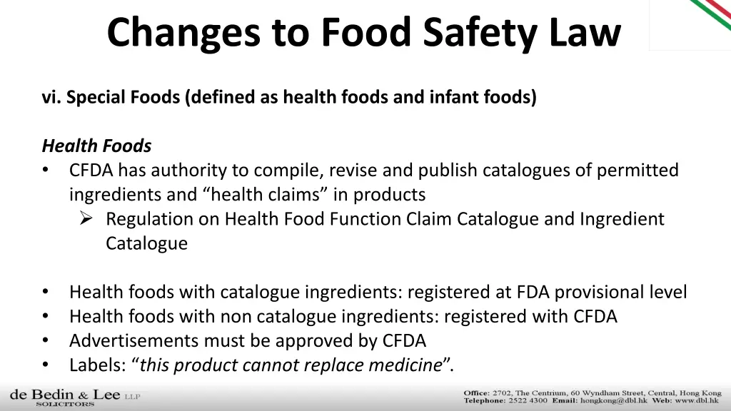 changes to food safety law 6