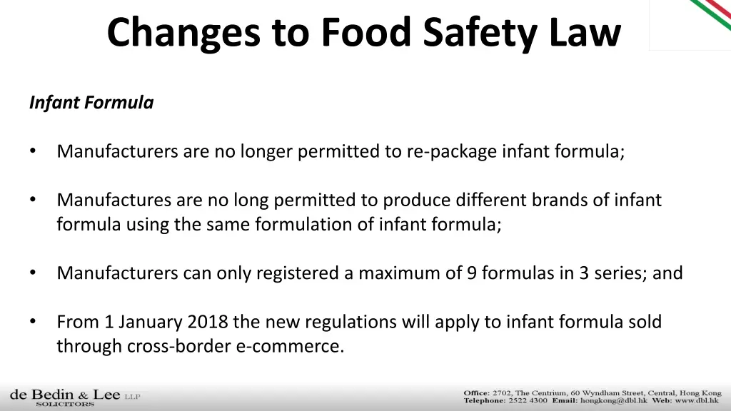 changes to food safety law 8