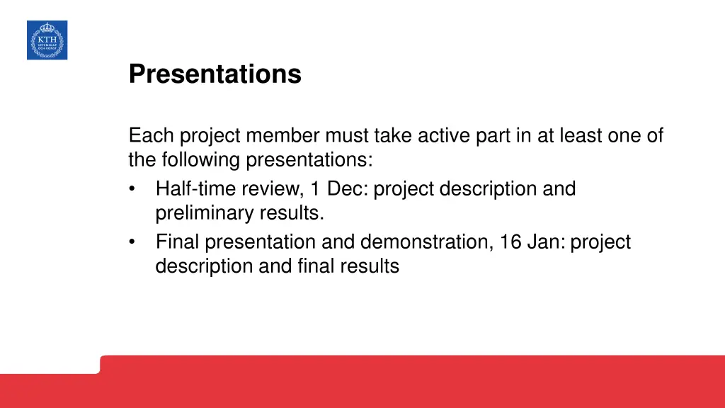 presentations