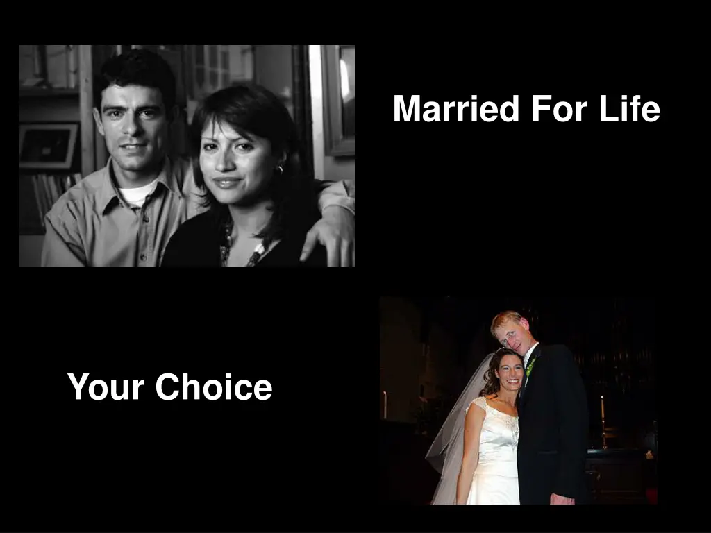 married for life