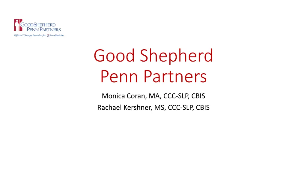 good shepherd penn partners