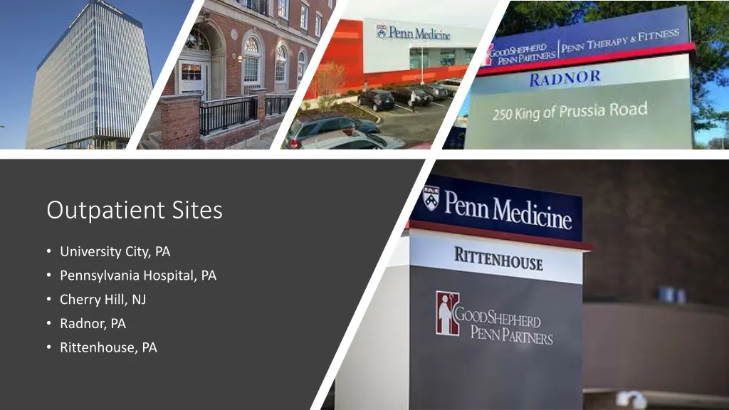 outpatient sites