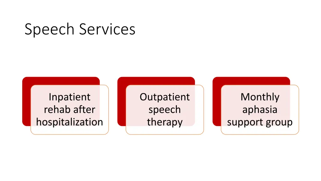 speech services
