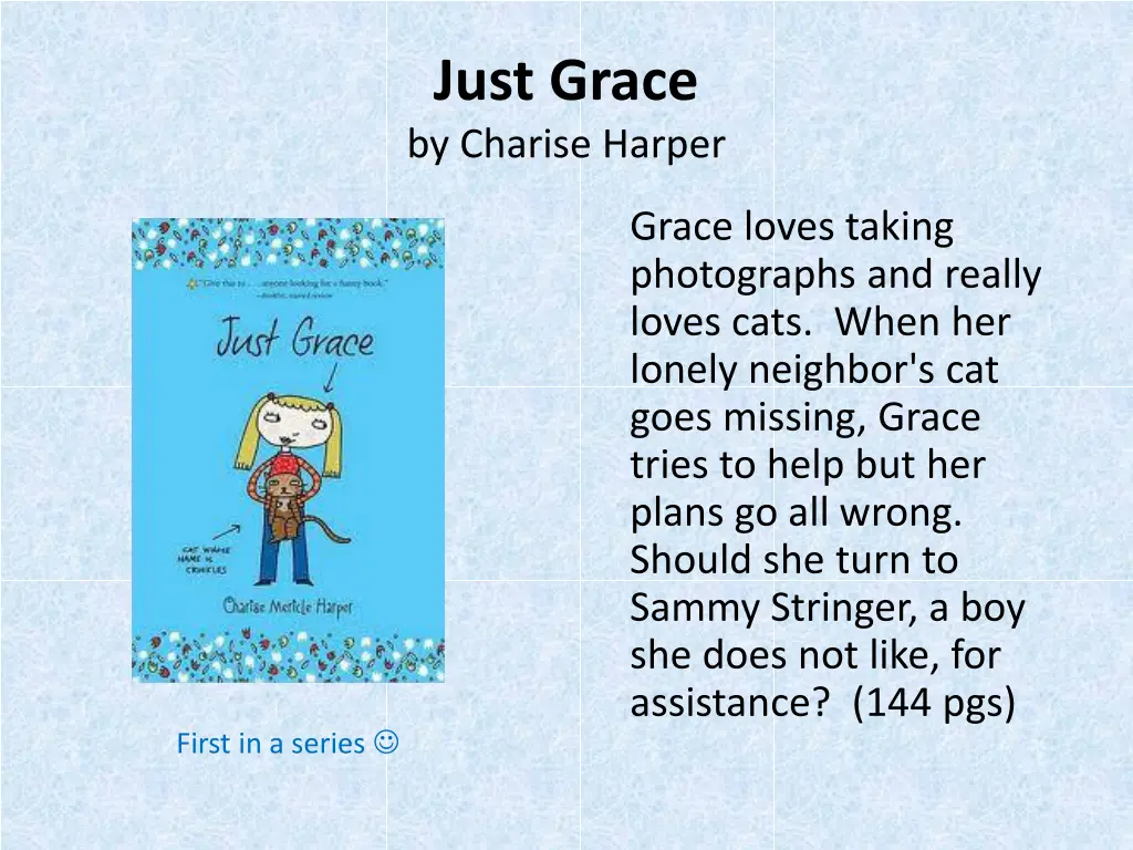 just grace by charise harper