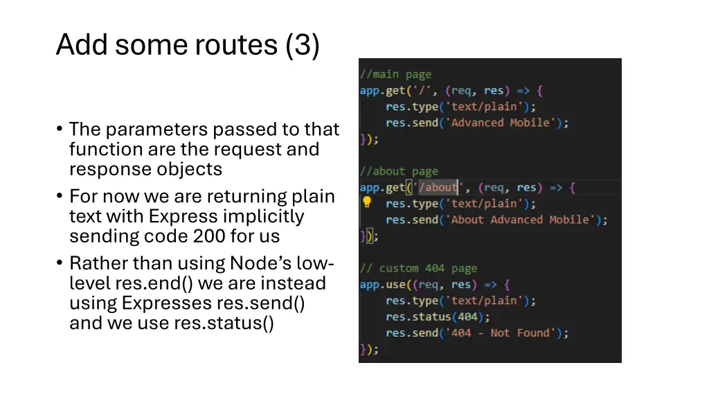 add some routes 3