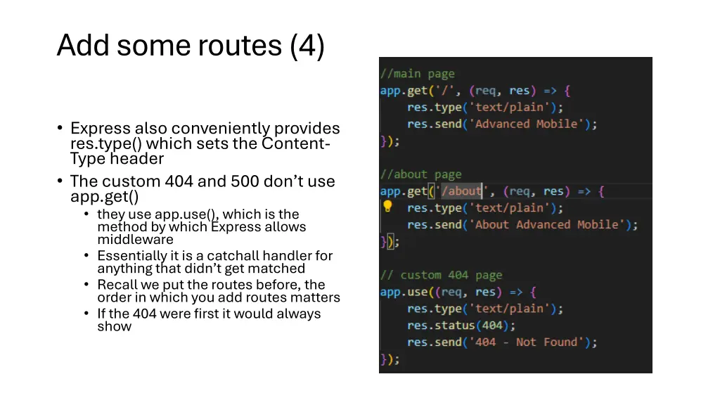 add some routes 4