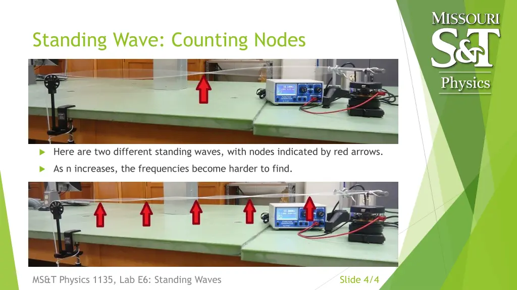 standing wave counting nodes