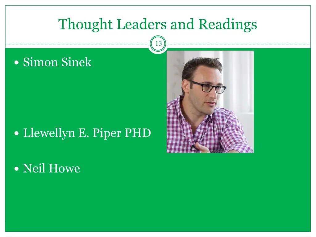 thought leaders and readings