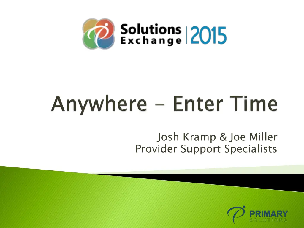 josh kramp joe miller provider support specialists