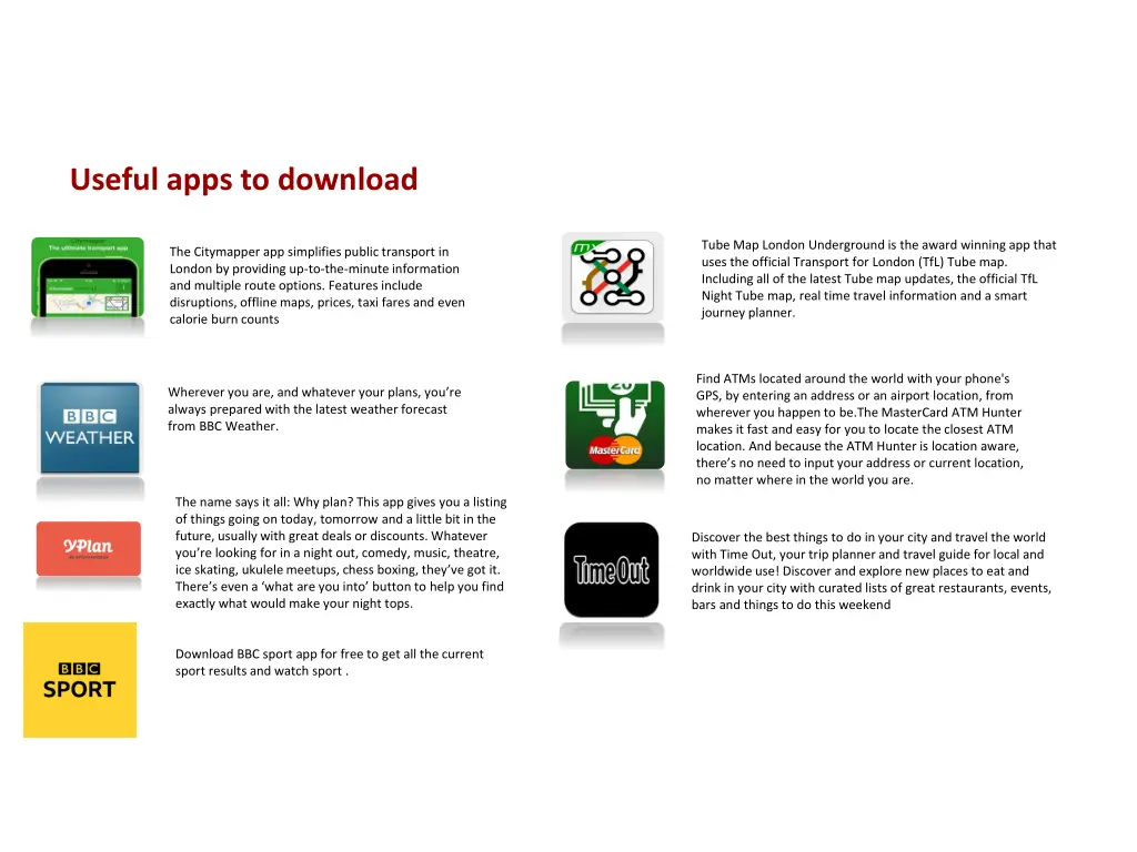 useful apps to download