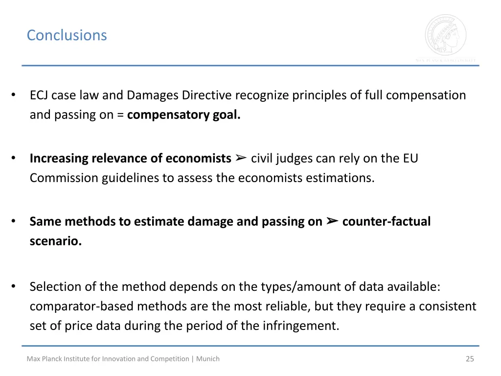 conclusions