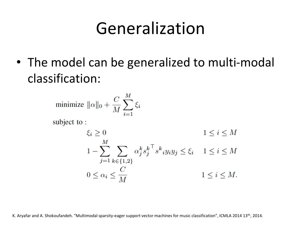 generalization