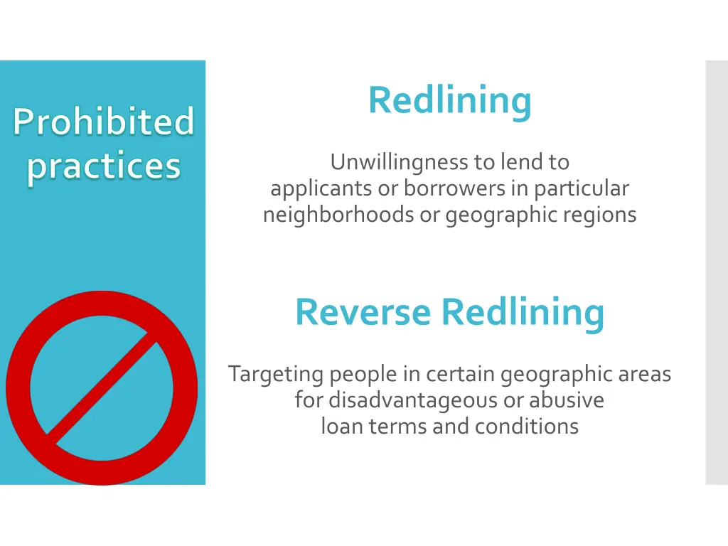 redlining