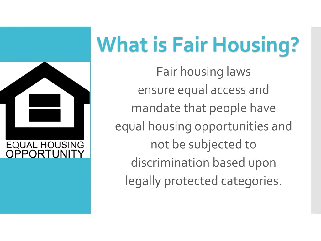 what is fair housing